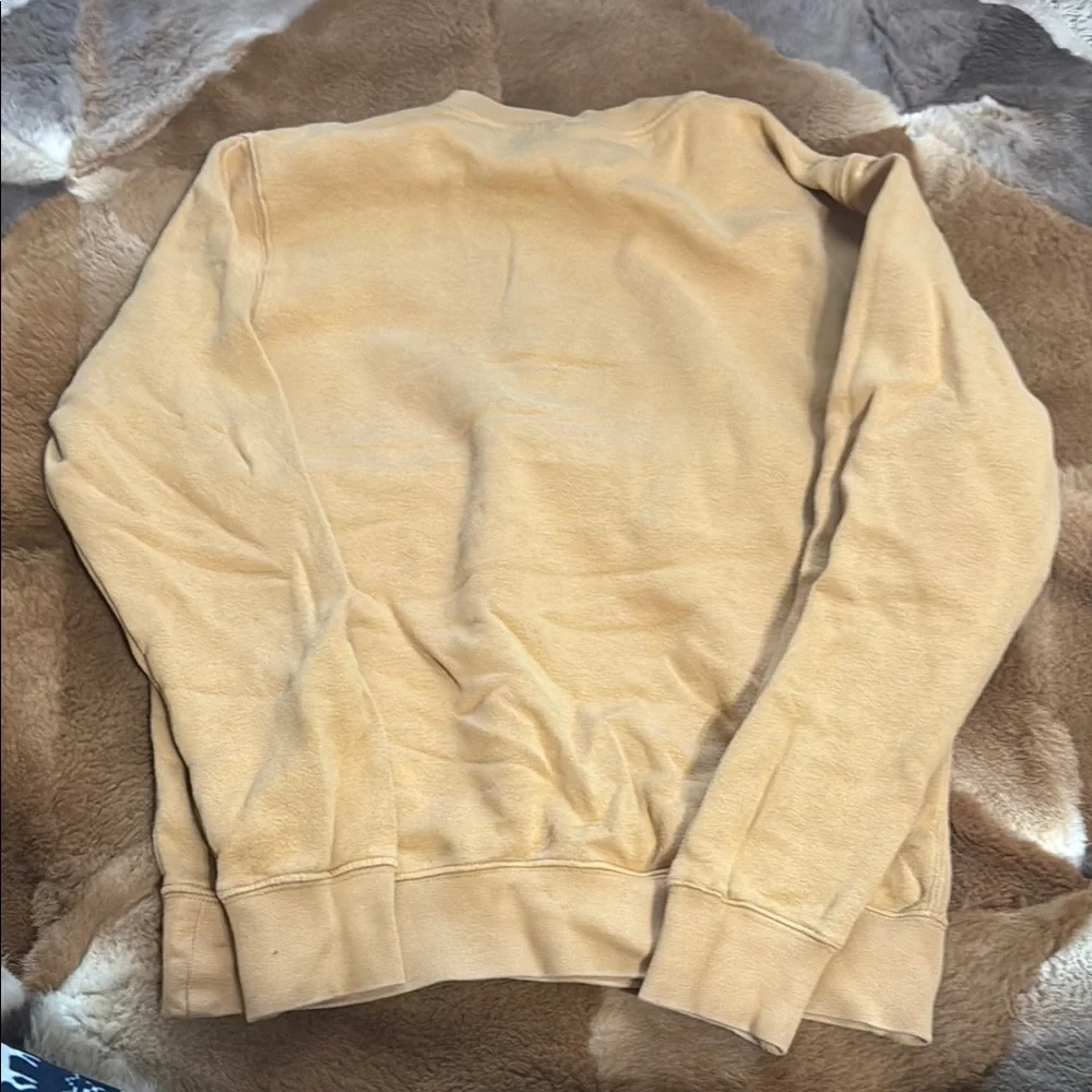 Nike Tan Crewneck Sweater with Classic Swoosh - Picture 3 of 3